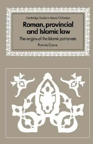 Cover of Roman, Provincial and Islamic Law