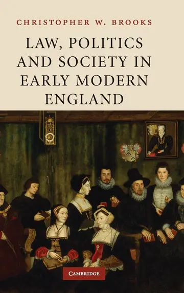 Cover of Law, Politics and Society in Early Modern England