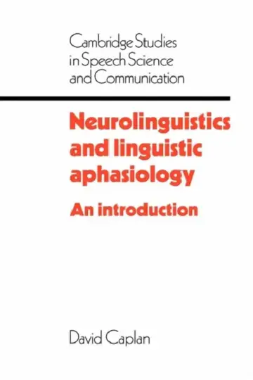 Cover of Neurolinguistics and Linguistic Aphasiology