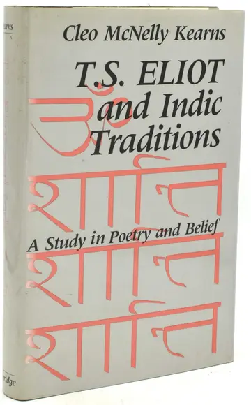 Cover of T.S. Eliot and Indic Traditions