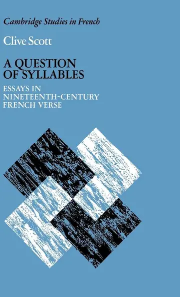 Cover of A Question of Syllables