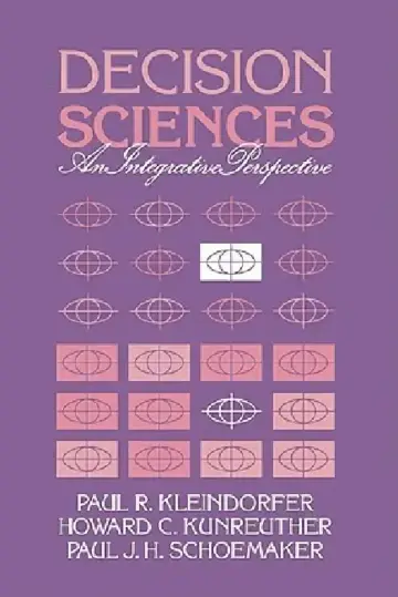 Cover of Decision Sciences