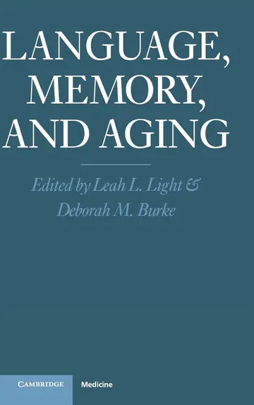 Cover of Language, Memory, and Aging