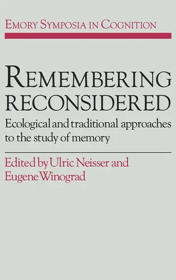 Cover of Remembering Reconsidered