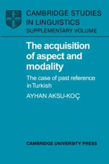 Cover of The Acquisition of Aspect and Modality