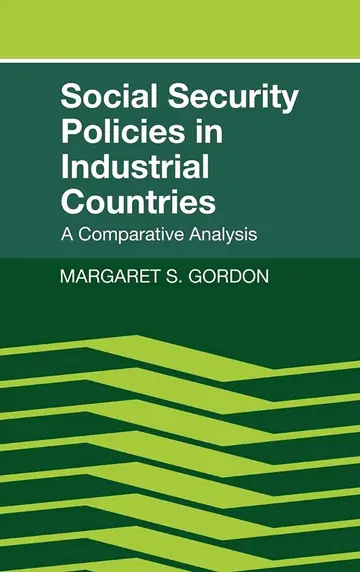 Cover of Social Security Policies in Industrial Countries