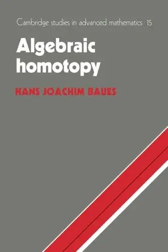 Cover of Algebraic Homotopy