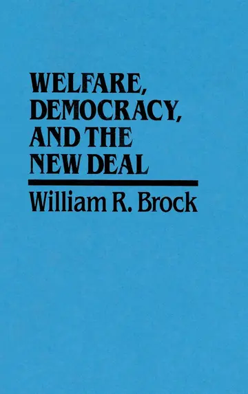 Cover of Welfare, Democracy and the New Deal