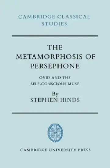 Cover of The Metamorphosis of Persephone