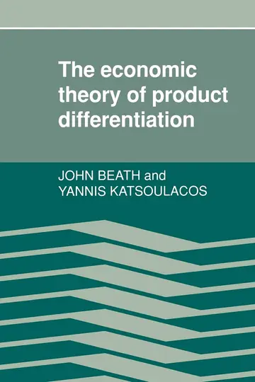 Cover of The Economic Theory of Product Differentiation