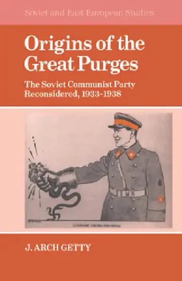 Cover of Origins of the Great Purges