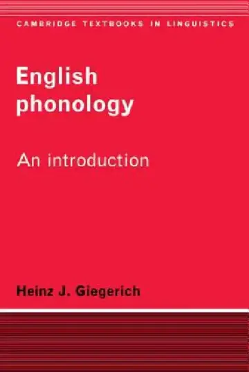 Cover of English Phonology 1ed