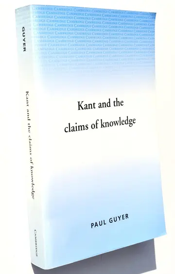 Cover of Kant and the Claims of Knowledge