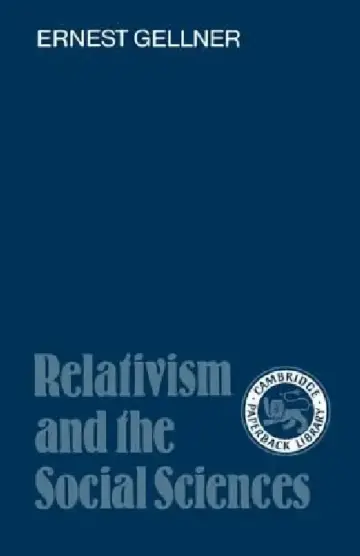 Cover of Relativism and the Social Sciences