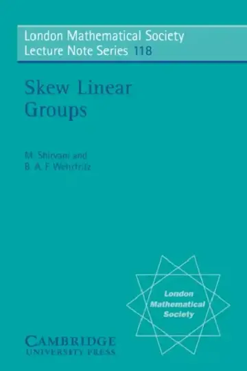 Cover of Skew Linear Groups