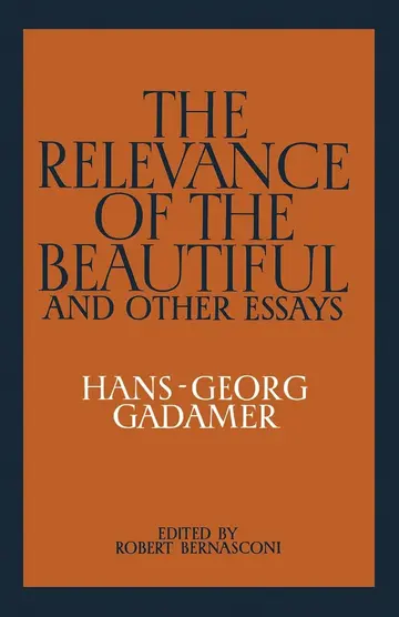 Cover of The Relevance of the Beautiful and Other Essays