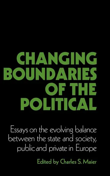 Cover of Changing Boundaries of the Political
