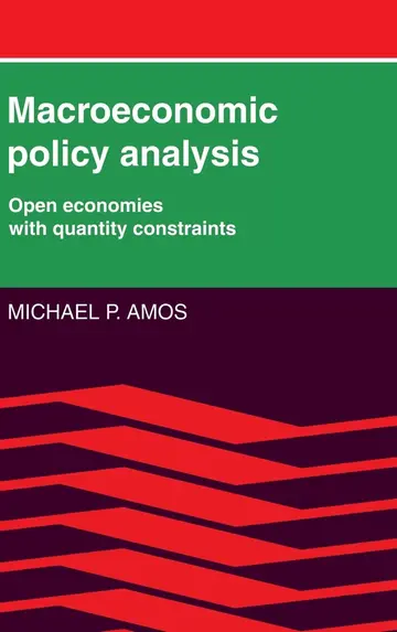 Cover of Macroeconomic Policy Analysis