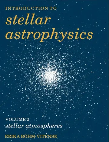 Cover of Introduction to Stellar Astrophysics