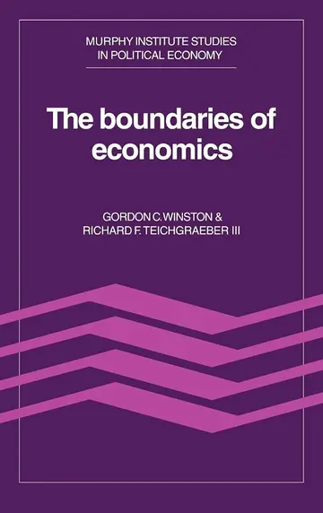 Cover of The Boundaries of Economics