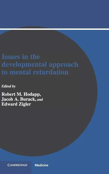 Cover of Issues in the Developmental Approach to Mental Retardation
