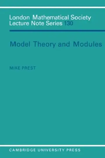 Cover of Model Theory and Modules