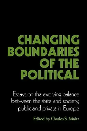 Cover of Changing Boundaries of the Political