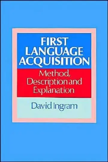 Cover of First Language Acquisition