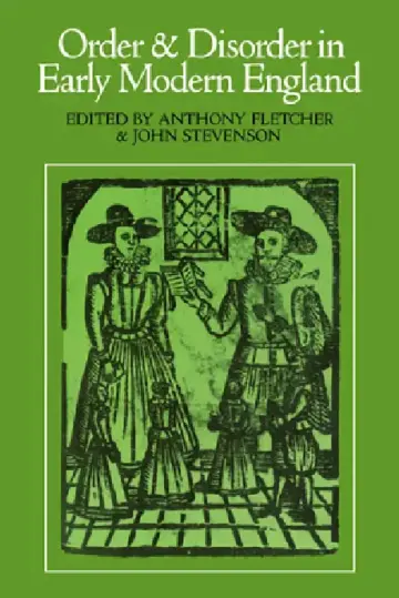 Cover of Order and Disorder in Early Modern England