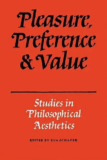 Cover of Pleasure, Preference and Value