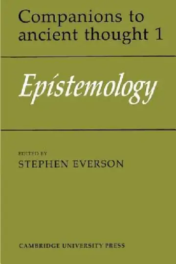 Cover of Epistemology