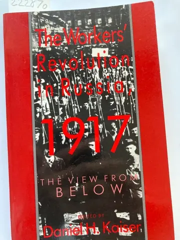Cover of The Workers' Revolution in Russia, 1917