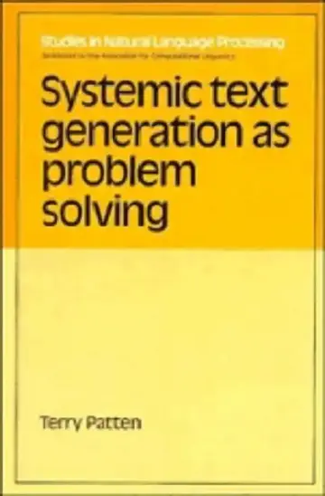 Cover of Systemic Text Generation
