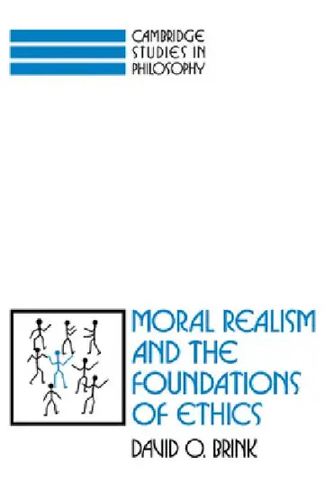 Cover of Moral Realism and the Foundations of Ethics