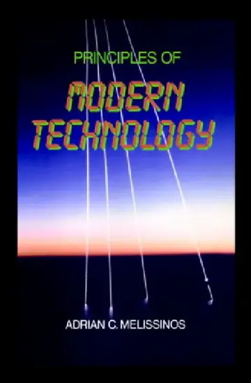 Cover of Principles of Modern Technology