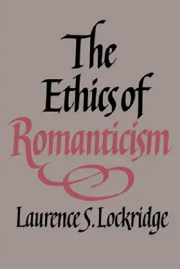 Cover of The Ethics of Romanticism