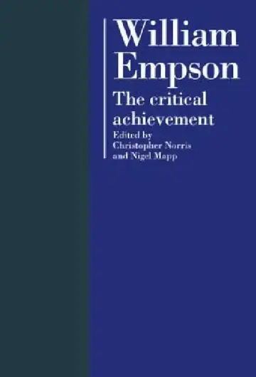 Cover of William Empson