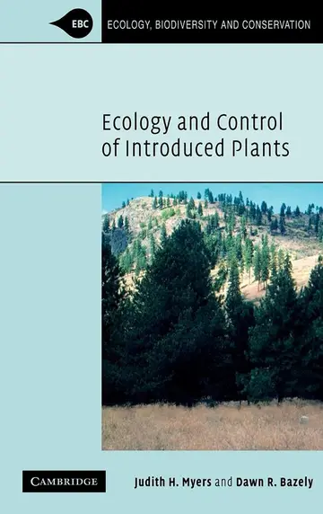 Cover of Ecology and Control of Introduced Plants