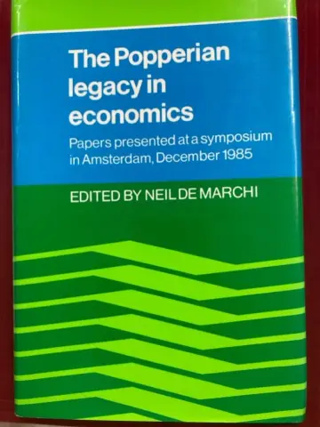 Cover of The Popperian Legacy in Economics