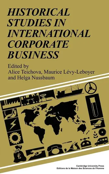 Cover of Historical Studies in International Corporate Business