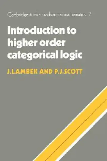 Cover of Introduction to Higher Order Categorical Logic