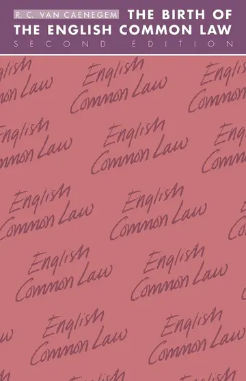 Cover of The Birth of the English Common Law