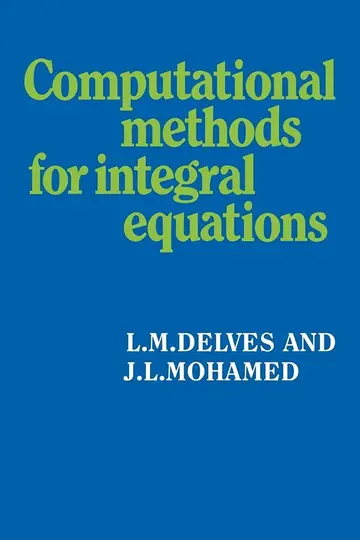 Cover of Computational Methods for Integral Equations