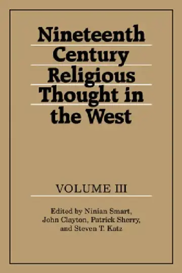 Cover of Nineteenth-Century Religious Thought in the West