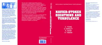 Cover of Navier-Stokes Equations and Turbulence