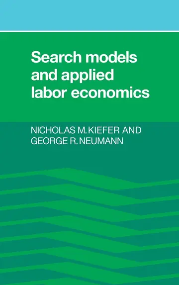 Cover of Search Models and Applied Labor Economics