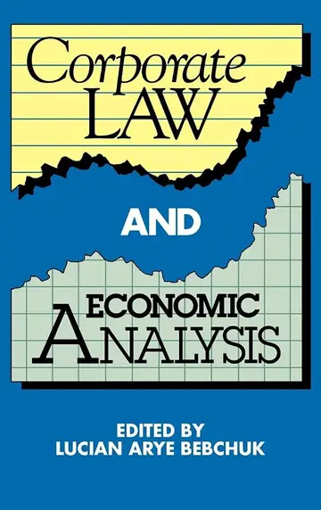 Cover of The Law and Economics of Corporatecontrol