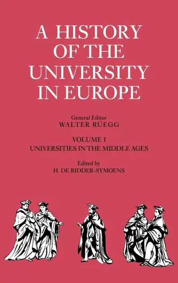Cover of A History of the University in Europe