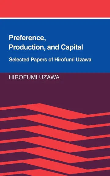 Cover of Preference, Production and Capital
