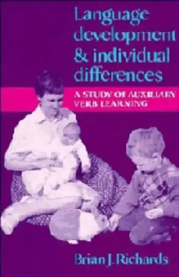 Cover of Language Development and Individual Differences